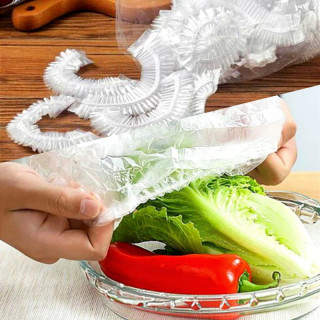 درپوش ظرف یکبار مصرف روکش غذا100عددی واقعی