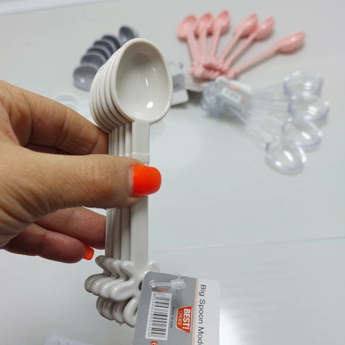 پیمانه ادویه شش عددی پیمانه دسته بلند مناسب برای ادویه