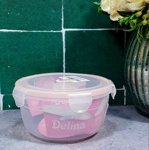 ظرف فریزری قفل دار 442 دلینا صورتی تاپکو