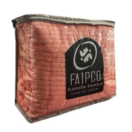 پتو مسافرتی کاملیا مدل FAIPCO دونفره سایز 200×230 سانتی متر