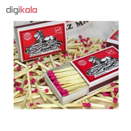 کبریت ستاره ممتاز مدل شیرنشان 10 بسته 40 عددی