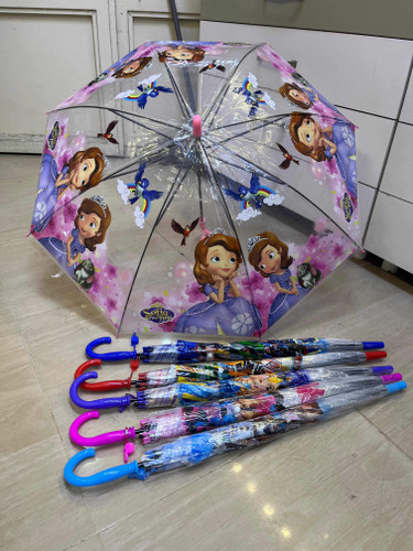 چتر بچگانه فانتزی سایز 19 ( دخترانه و پسرانه ) طرح جور سوت دار وارداتی
