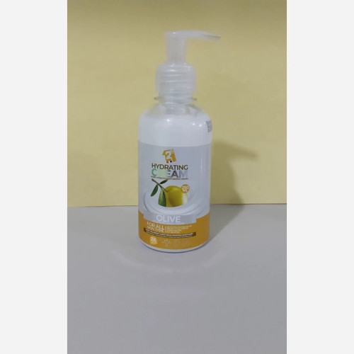 کرم آبرسان دست و صورت آرای مدل زیتون مناسب انواع پوست حجم 250 میلی لیتر