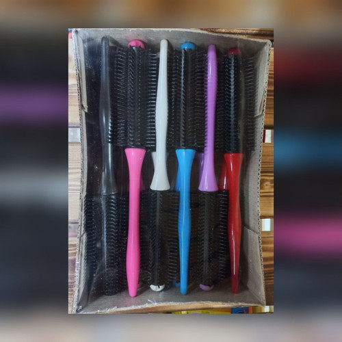 شانه فر گرد رنگی