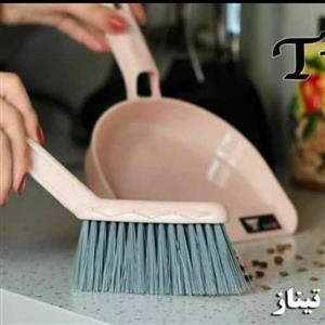 ست جارو خاک انداز نقلی تیناز برای نظافت سفره کانتر کابینت و داخل حمام و مصارف دیگر